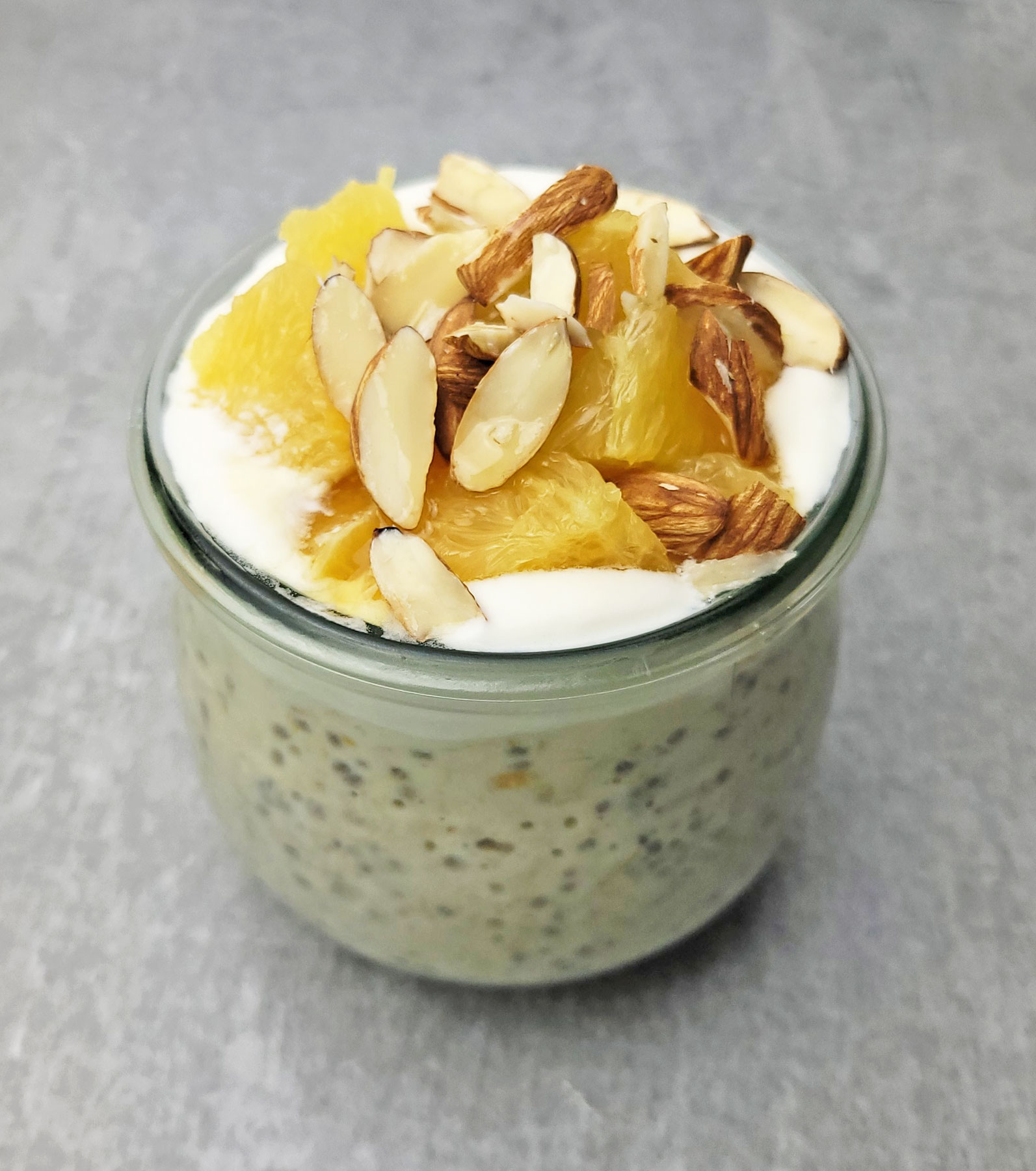Orange Creamsicle Overnight Oats: Vegan, No Sugar & Protein